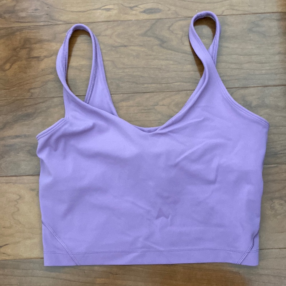 Purple lululemon align tank